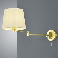 Lyon Matt Brass Swing-Arm Wall Light 209100108