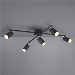 Marley Five Light Ceiling Spots