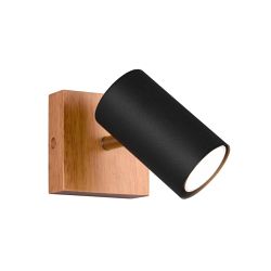Marley Wall Or Ceiling Single Wood Spot Light