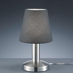Mats Matt Nickel Touch Lamp Anthracite Shade 599600142
