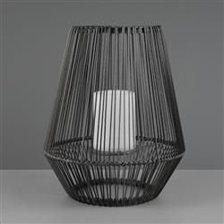 Mineros Grey IP44 Outdoor Solar Powered LED Lamp R55256111