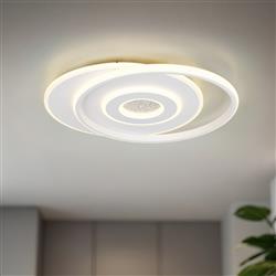 Nazar White Large LED Ceiling Light 633919131