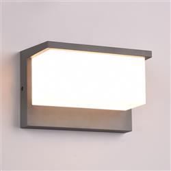 Nestos IP54 Outdoor LED Anthracite Wall Light 240960142