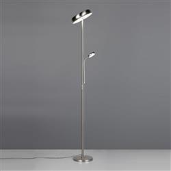 Palermo Matt Nickel LED Dimmable Floor Lamp R45741107