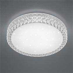 Pegasus White LED Medium Flush Ceiling Fitting R62422100