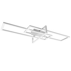 Salinas Matt White LED Semi-Flush Ceiling Light 620310331