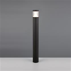 Tagus Tall Anthracite Tuneable LED IP65 White Outdoor Post Light 438560142