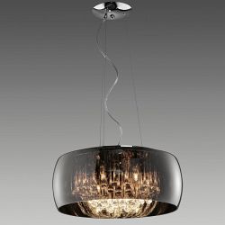 Vapore 6-Light Chrome Glass Pendant 311210606
