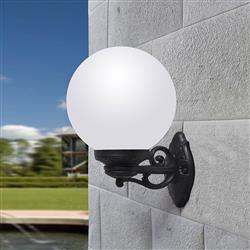 Bisso 250 Globe IP55 Resin Outdoor Wall Lights