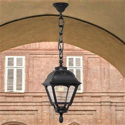 Cefa Black Resin IP55 Outdoor Hanging Lantern SICHEM/CEFA