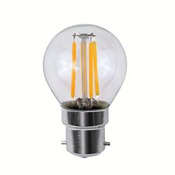 LED 4W BC/B22 2700K Golf Ball Filament Bulb LSBGB4B22/WW