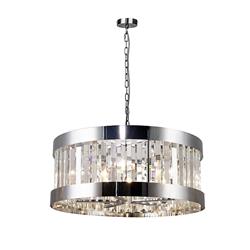Pandora Round 5-Light Crystal Pendants
