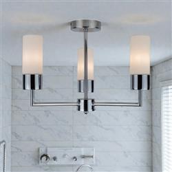 Talia IP44 Bathroom Triple Ceiling Light