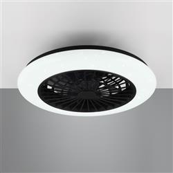Stralsund Matt Black LED Fan Light R62522132