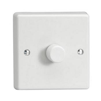 V-PLus White Single Dimmer Switch Low Voltage Halogen IQP401W