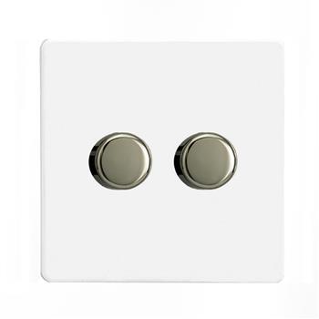 White Screwless Low Load Dimmer JDQP252S
