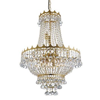 Versailles Gold Coloured Crystal Chandelier 9112-52GO