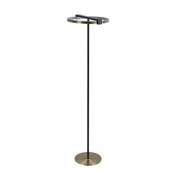 Aerial Black And Gold Metal LED Touch Dimmable Floor Lamp 62332GO