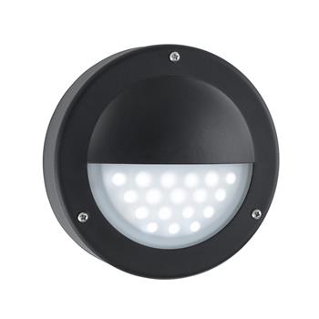 Bangor Black IP44 Outdoor LED Bulkhead Wall Light 8744BK