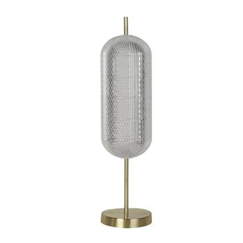 Capsule Dimmable LED Satin Brass Table Lamp 28805SB