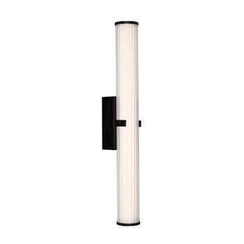 Clamp Bathroom Black Large LED Wall Light 63126-1BK