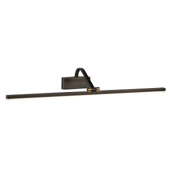 Bilbao Black Brushed Gold Long LED Picture Light 5551-70BG