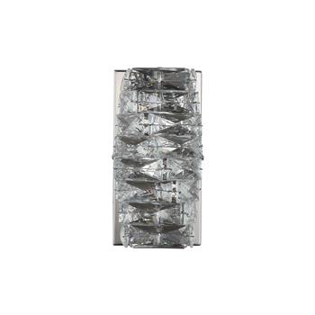 Modena LED Crystal And Chrome LED Wall Light 65812CC
