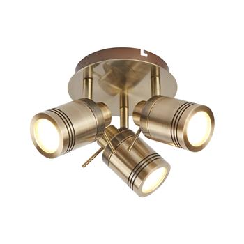 Samson IP44 LED Bathroom Round Spot Ceiling Light