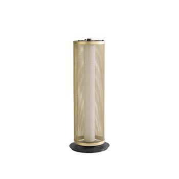 Thread Dimmable LED Gold Mesh And Black Table Lamp 25154-1BK