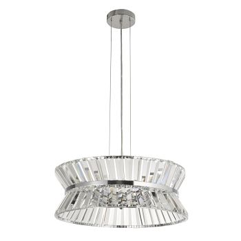 Uptown 7 Light Chrome And Crystal Pendant or Semi-Flush 59410-7CC