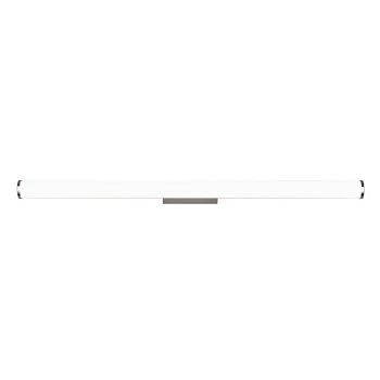 Veritas IP44 Polished Chrome And White LED Bathroom Wall Light 86431-90