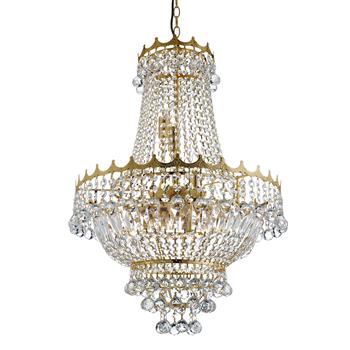 Versailles Gold Coloured Crystal Chandelier 9112-52GO