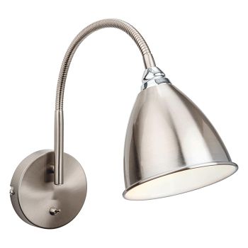 Carli Switched Flexi-Neck Wall Light