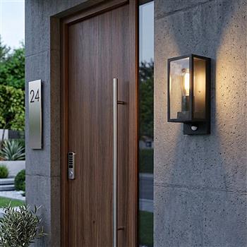 Dallas IP44 Steel Made PIR Outdoor Security Light