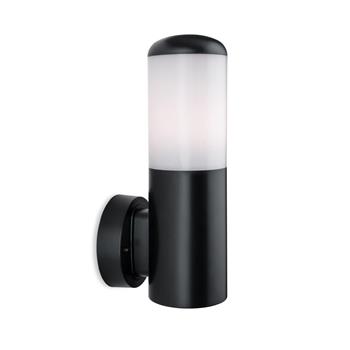 Luna Black & White Resin Outdoor Wall Light 2813BK