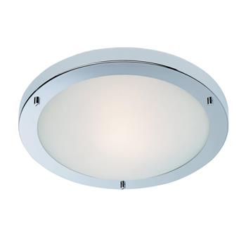 Rondo IP54 Flush Ceiling Light Chrome Finish 3340CH