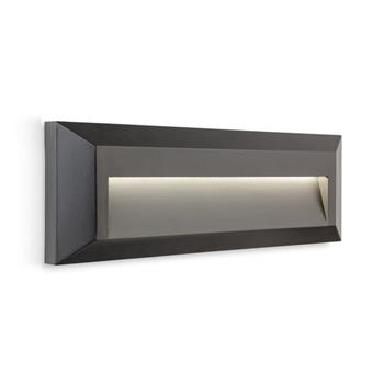 Shine Graphite LED Wall/Step Outdoor Light 2812GP