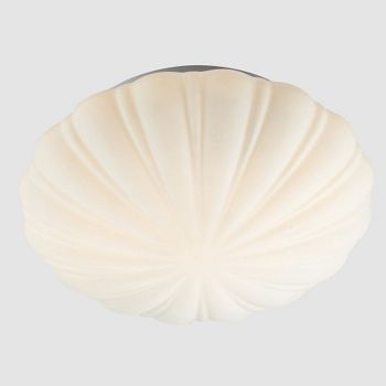Cafe IP44 Flush Ceiling Light Glass Shade CAF502