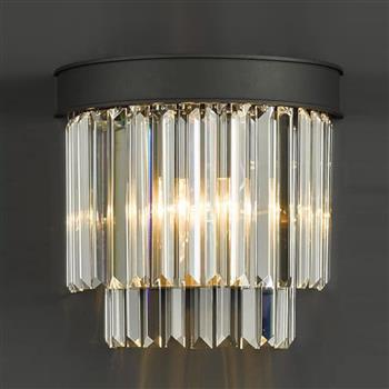 Celeus Crystal Wall Light Anthracite Finish CEL0922