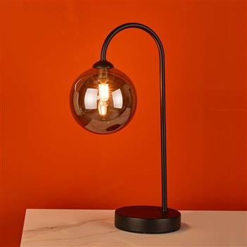 Eissa Touch Table Lamp Black Finish EIS4122