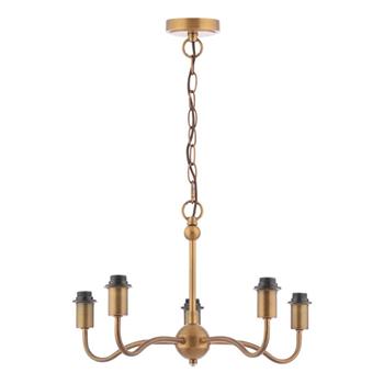Elara 5 Light Antique Bronze Multi-Arm Ceiling Fitting ELA0563