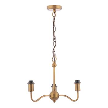 Elara Antique Bronze 3 Light Multi-Arm Ceiling Fitting ELA0363