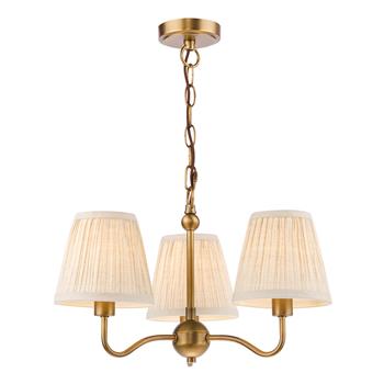 Elara Tapered Shades 3 Light Multi-Arm Ceiling Fitting