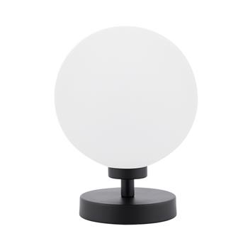 Esben Matt Black And Opal Glass Touch Lamp ESB4122-23