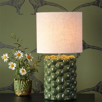 Jayden Bubble Glazed Ceramic Table Lamp 