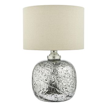 Lava nickle Effect Table Lamp Complete LAV4238