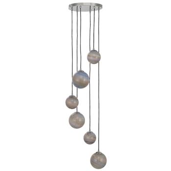 Mikara Cluster Pendant Light Polished Chrome Finished MIK0650