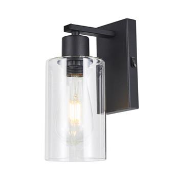 Miu Single Wall Light Matt Black Finished MIU0722