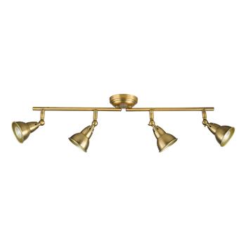 Nathaniel Warm Bronze 4 Light Spotlight Bar NAT8442