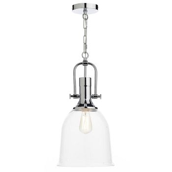 Nolan Pendant Light Chrome And Glass NOL0108